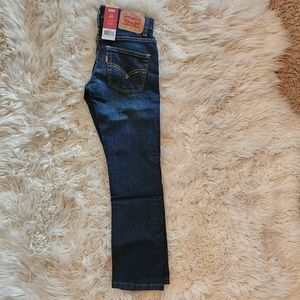 Levi 511 Slim Fit Youth Sz 8 Jeans Medium Wash NWT